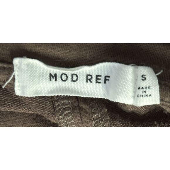 Mod Ref Sleeveless, Open Back Wrap Tie Waist Brown Knit Maxi Dress Small - Picture 6 of 7